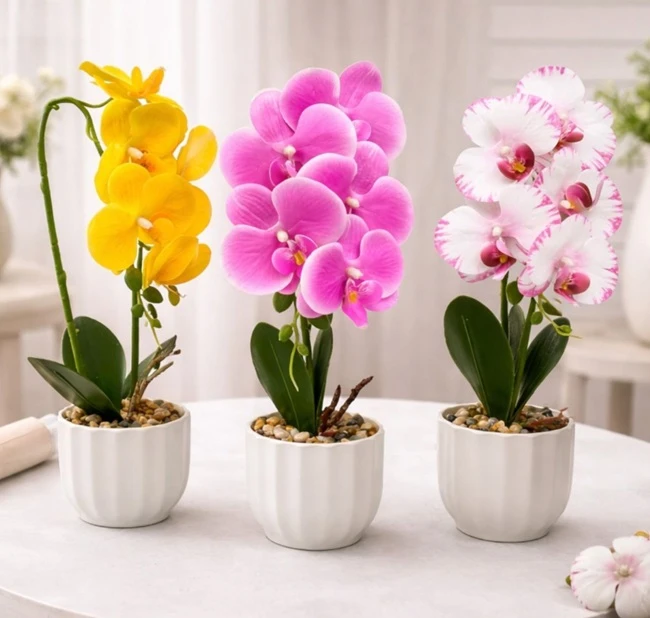 Flori Artificiale În Ghiveci Ceramic Orh Wei A-12144